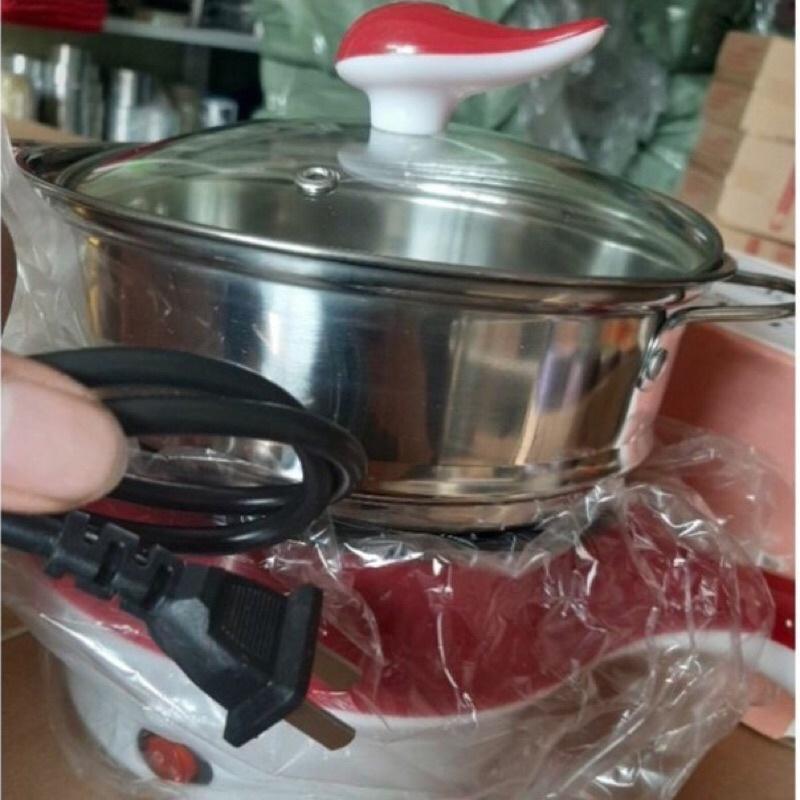 Nồi lẩu mini 2 tầng đa năng size 18cm