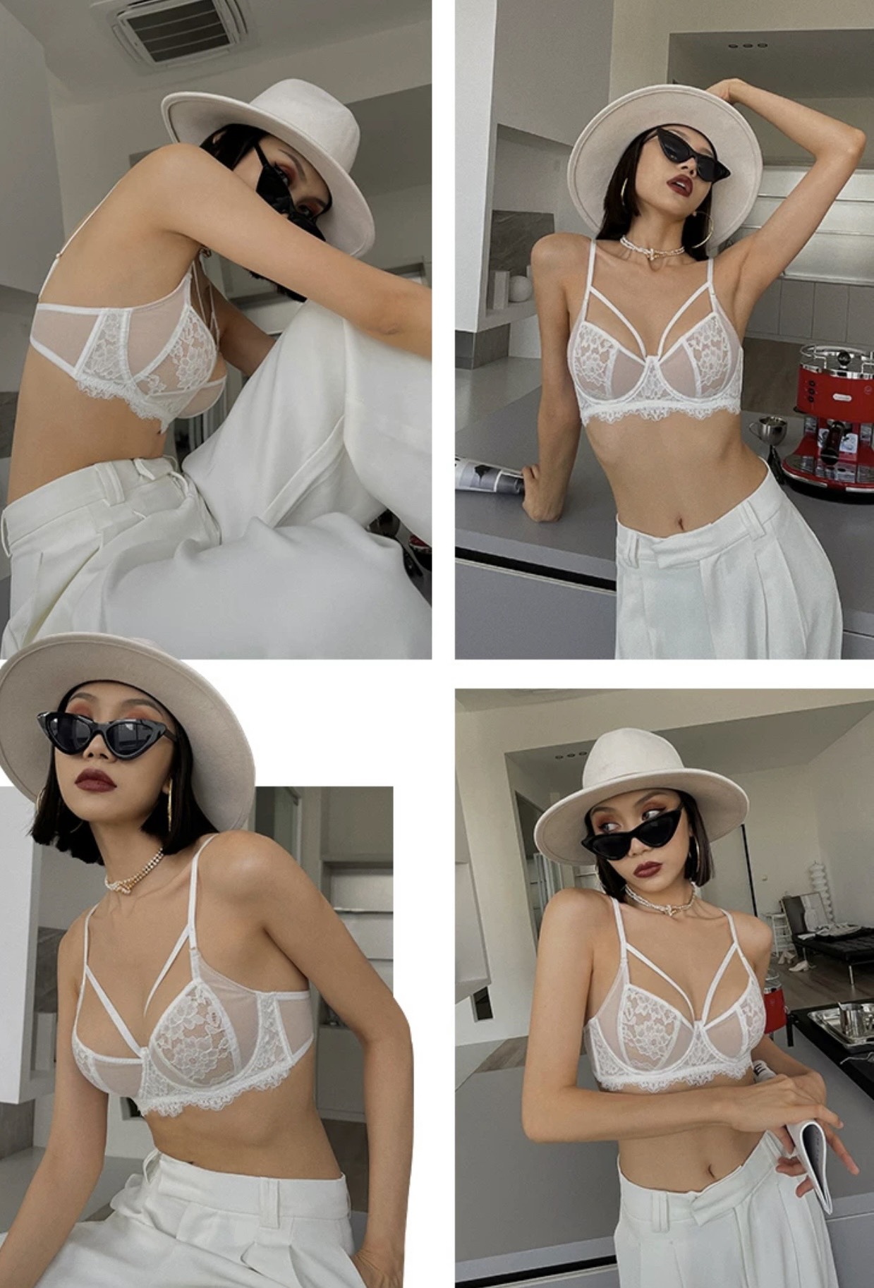 Bộ Bra Nữ Hoa Ren Gợi Cảm - B.Lingerie