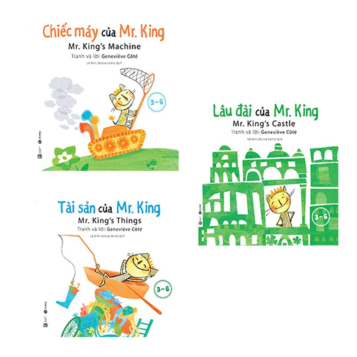 Sách - Bộ Sách Mr.king Và Các Bạn - Combo 3 Cuốn - Thái Hà Books