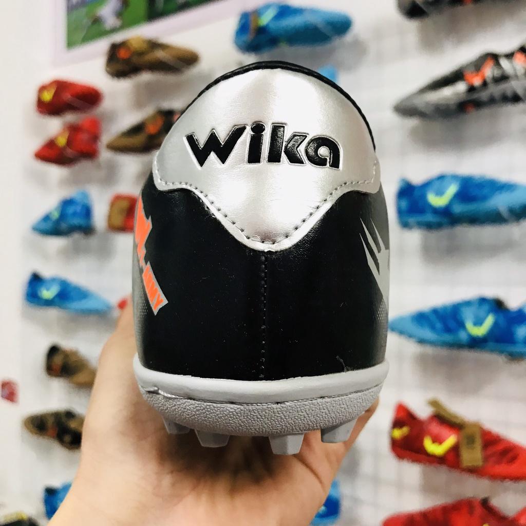 Sản phẩm hỗ trợ thể thao đá bóng, giày bóng đá Wika Army chính hãng bạc 2023