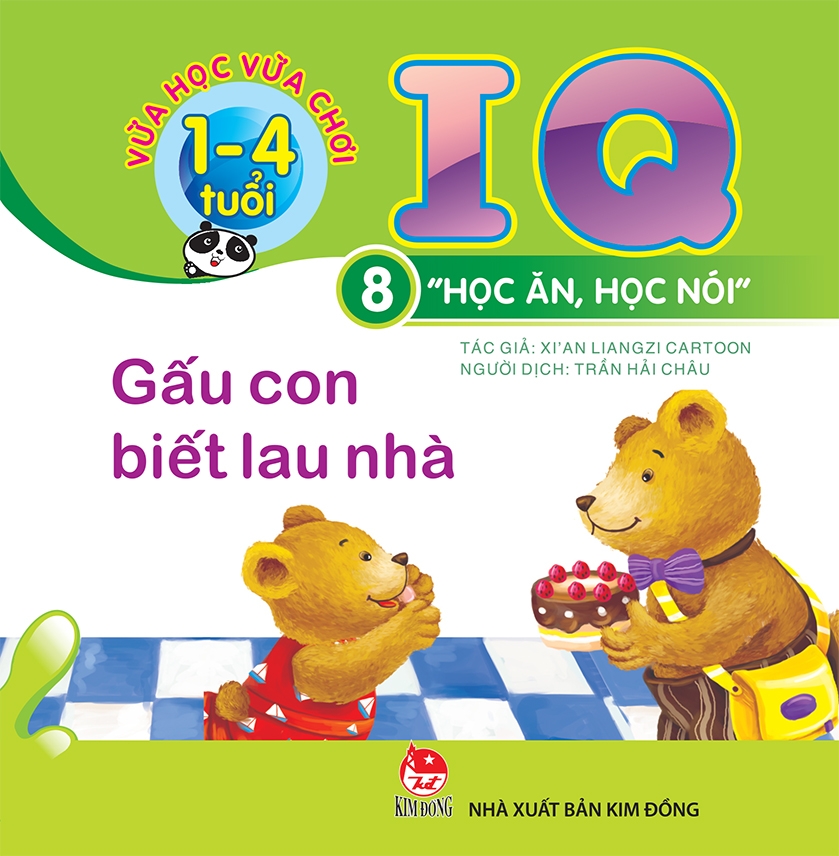 Vừa Học Vừa Chơi 1-4 Tuổi: IQ - Học Ăn Học Nói (Bộ 10 Cuốn) - Tái Bản 2019