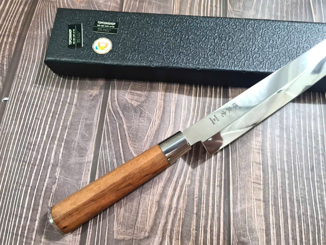 DAO - DAO BẾP NHẬT BẢN SASHIMI THÉP NHẬT MÃ BDT129 VNS