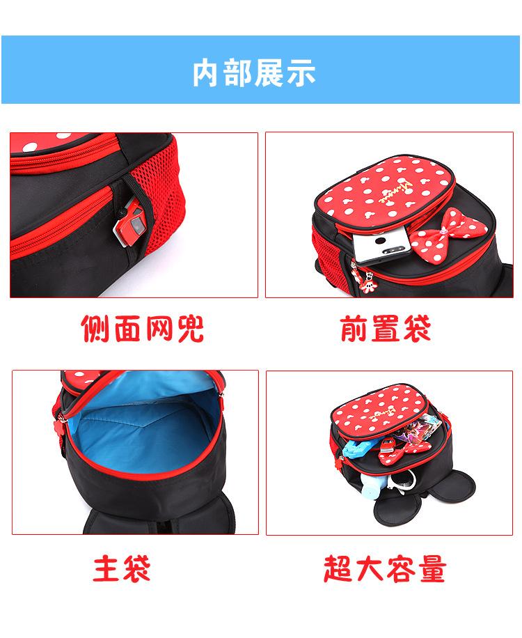 Disney Chuột Mickey Minnie Mouse Ba Lô Trẻ Em Nhỏ Túi Kawaii Túi Cho Bé Gái Bé Trai
