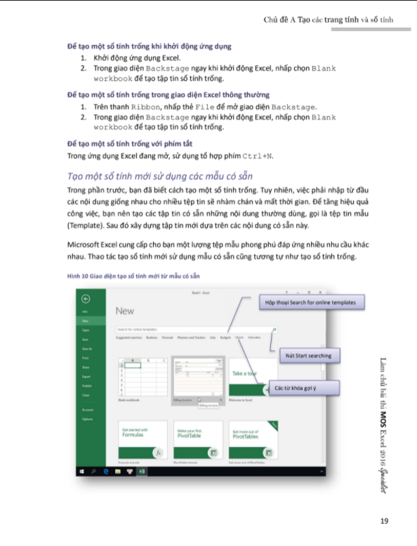 Làm chủ bài thi MOS Excel  2016 Specialist