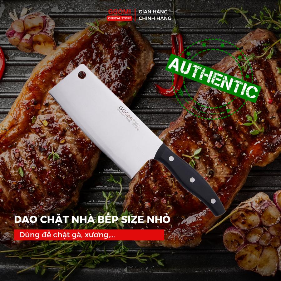 Dao thái bản vuông GGOMI bằng thép không gỉ Hàn Quốc cao cấp