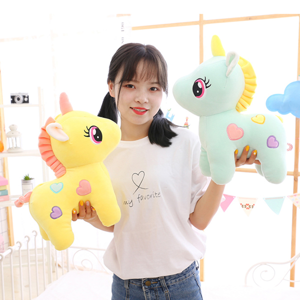 Gấu Bông Ngựa Pony (40 Cm) Gb18 (Màu Vàng)