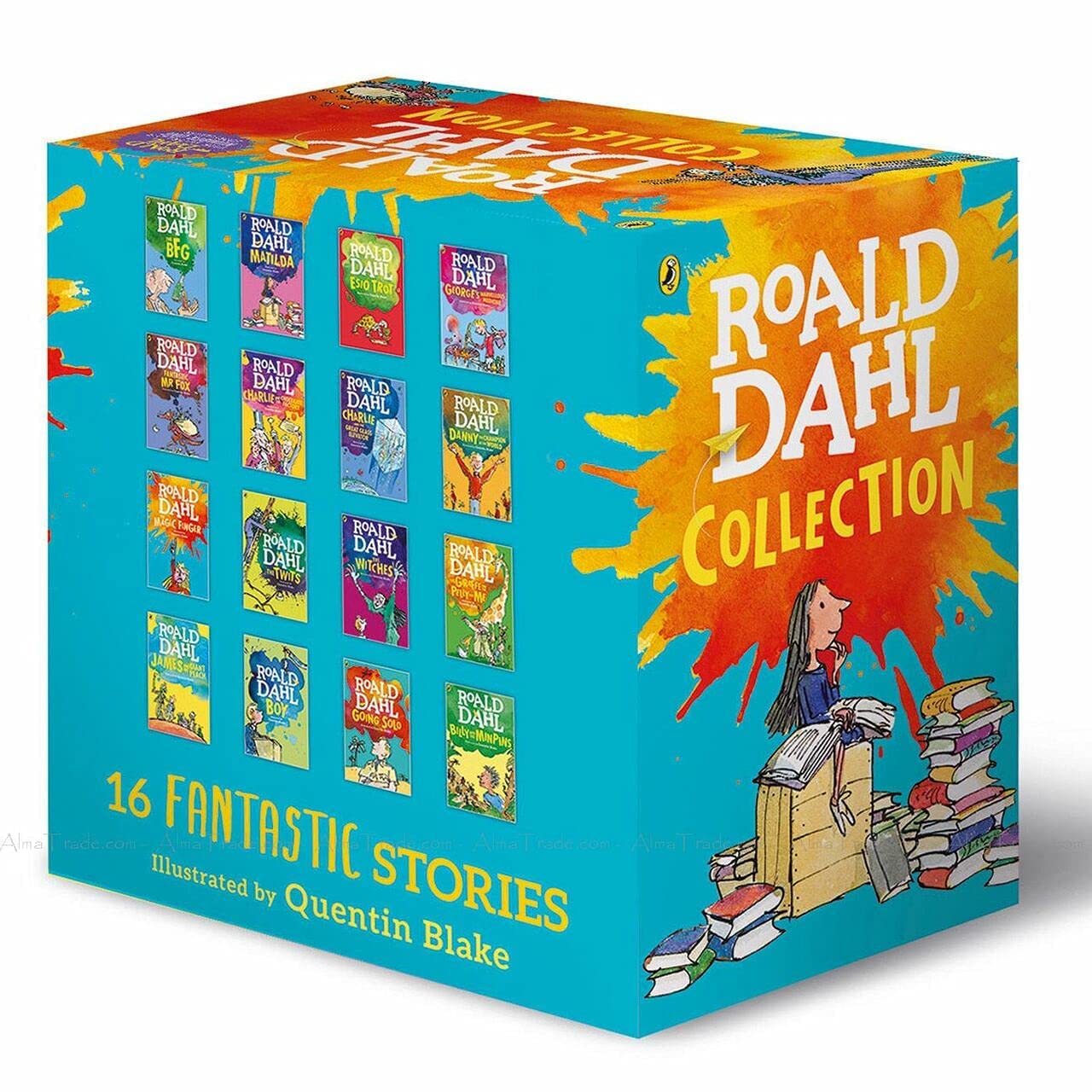 Roald Dahl Colour Edition - 18 Cuốn | Bản Nhập Khẩu (Bản Full Color)