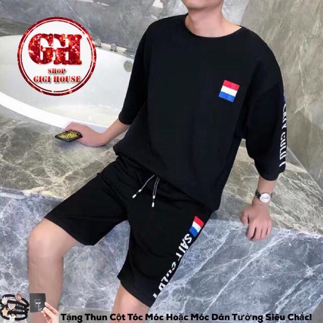 Sét Đồ Bộ Thể Thao Unisex In Hàng Thun Mát Xịn