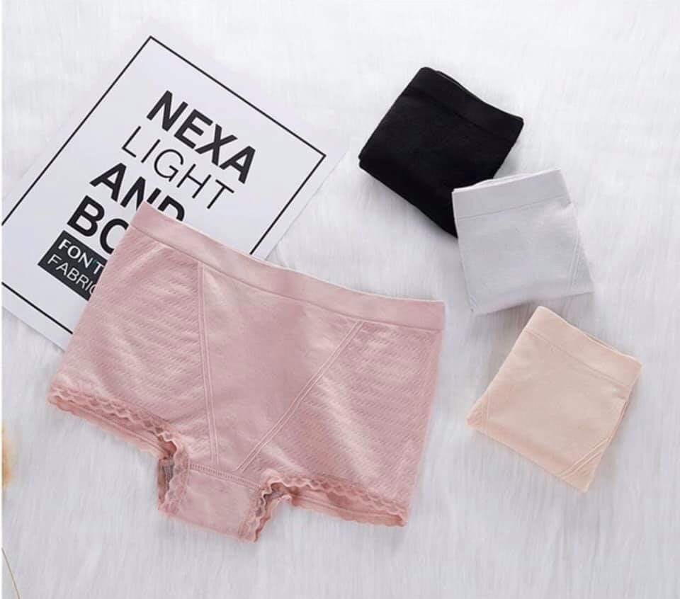 COMBO 3 QUẦN LÓT ĐÙI NÂNG MÔNG KHÁNG KHUẨN 2 IN 1- ĐỦ 3 MÀU