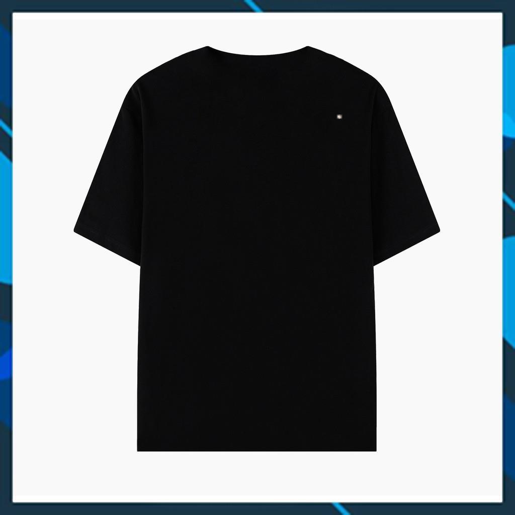 Áo thun Unisex Tay lỡ form rộng Freesize màu đen in mặt trước WRONG