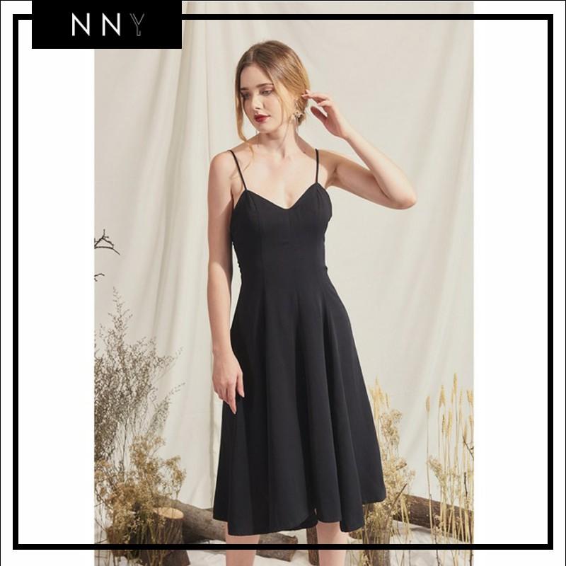 Váy 2s đen form dài bảy mảnh LYLY DRESS - V023