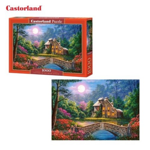 Xếp hình puzzle Cottage in the Moon Garden 1000 mảnh Castorland C104208