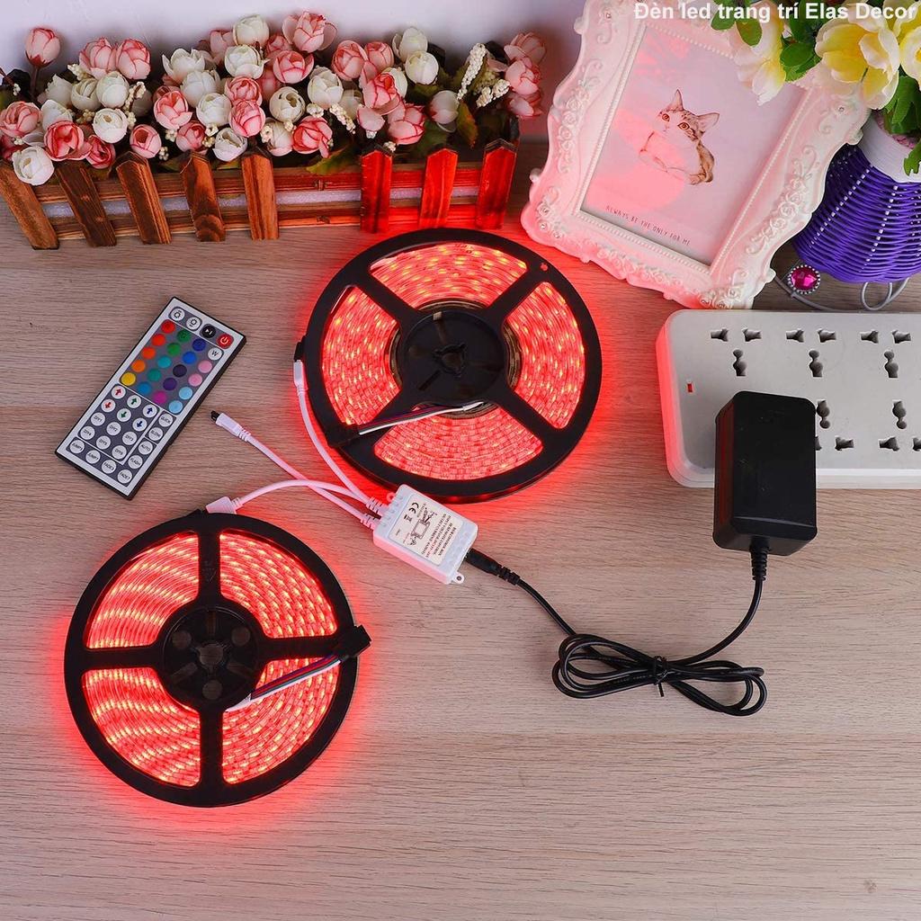 Combo Đèn Led Dán Tường Đèn Led 5050 RGB ĐK44 5m/10m/15m Đèn Led Trang Thay Đổi Màu Triệu View