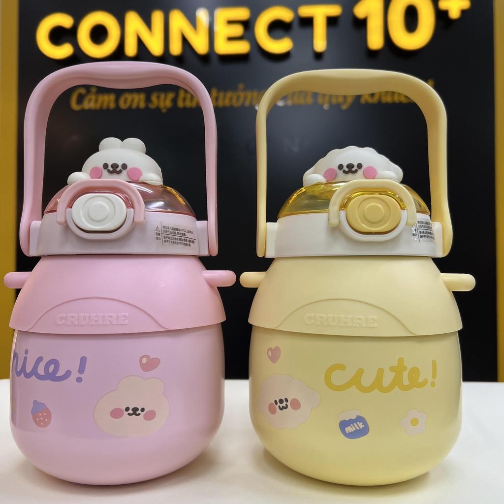 Bình nước gấu CRUHRE cute 780ml