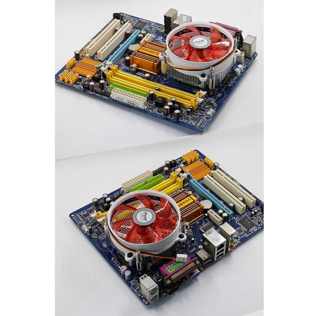 CPU Cooler Heatpipe 12cm Cooled Fan Radiator for LGA 775/1150/1151/1155/1156 Red