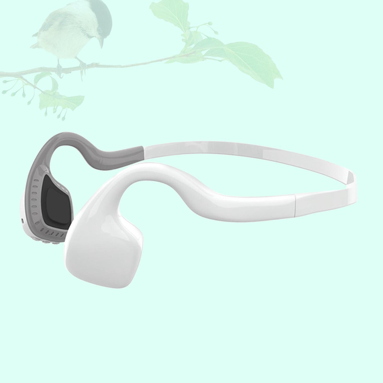 Bluetooth Headset Bone Conduction Headphones for Sports Running Cycling Grey