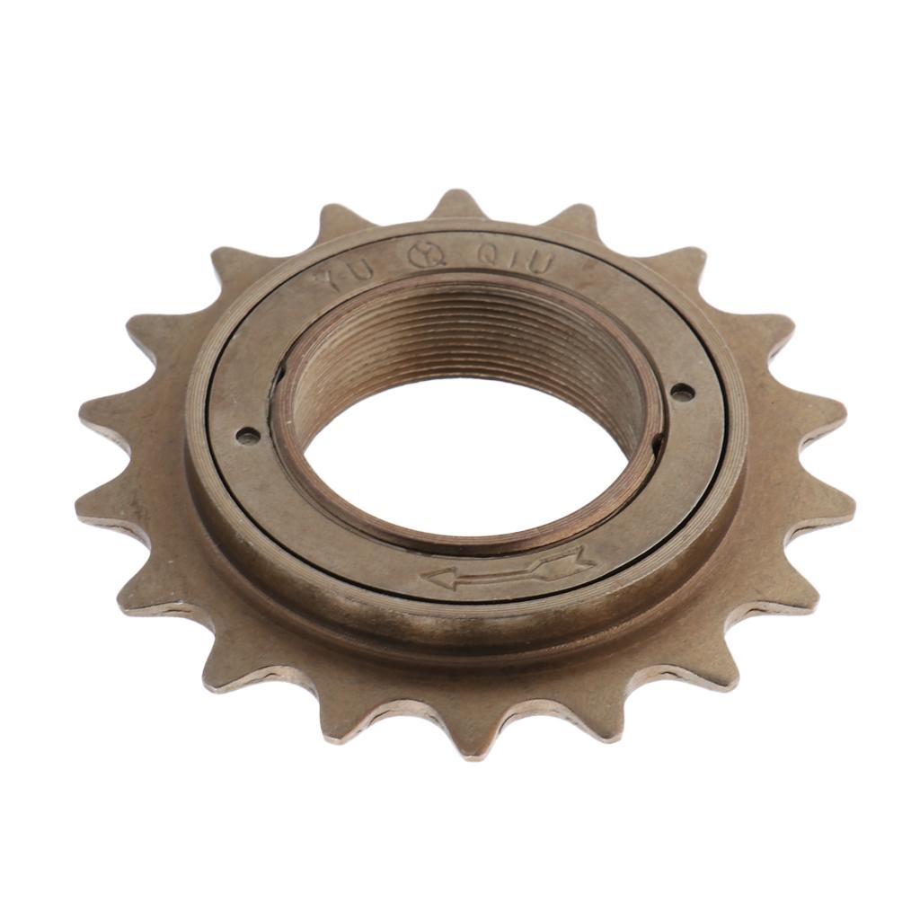 18T Teeth 34MM Single Speed Freewheel Flywheel Sprocket Bicycle Bike Gear