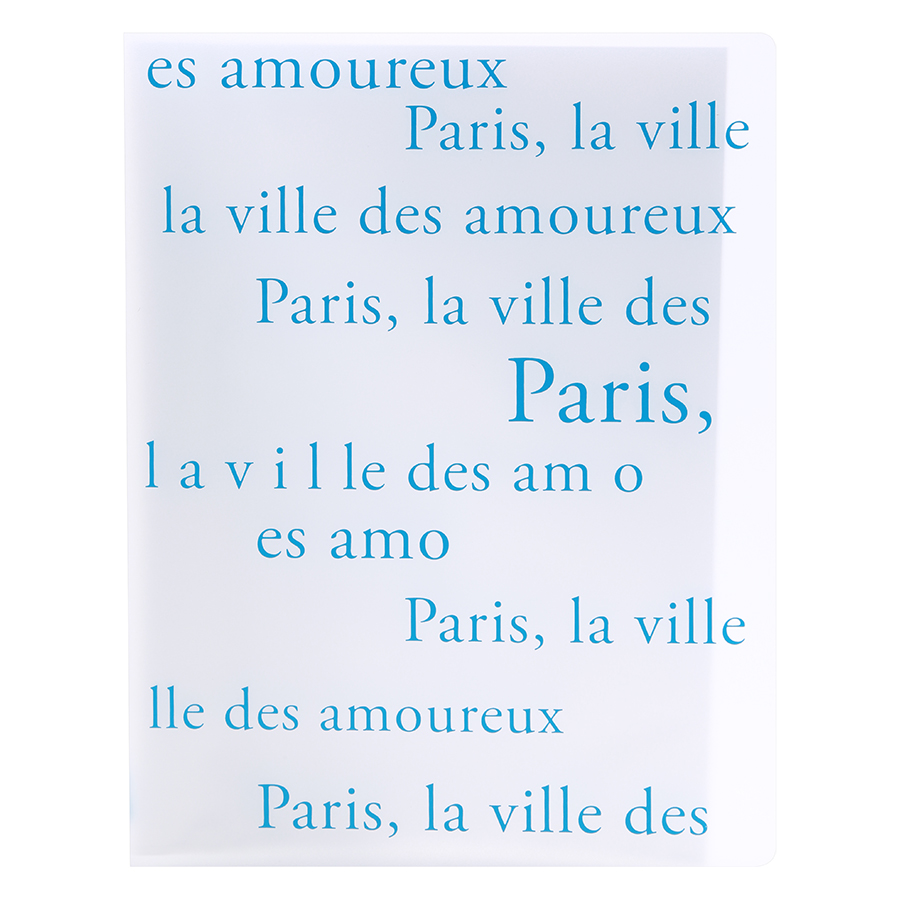 Bìa 20 Túi Trong Mờ Double A - Thiết Kế Kiểu Paris