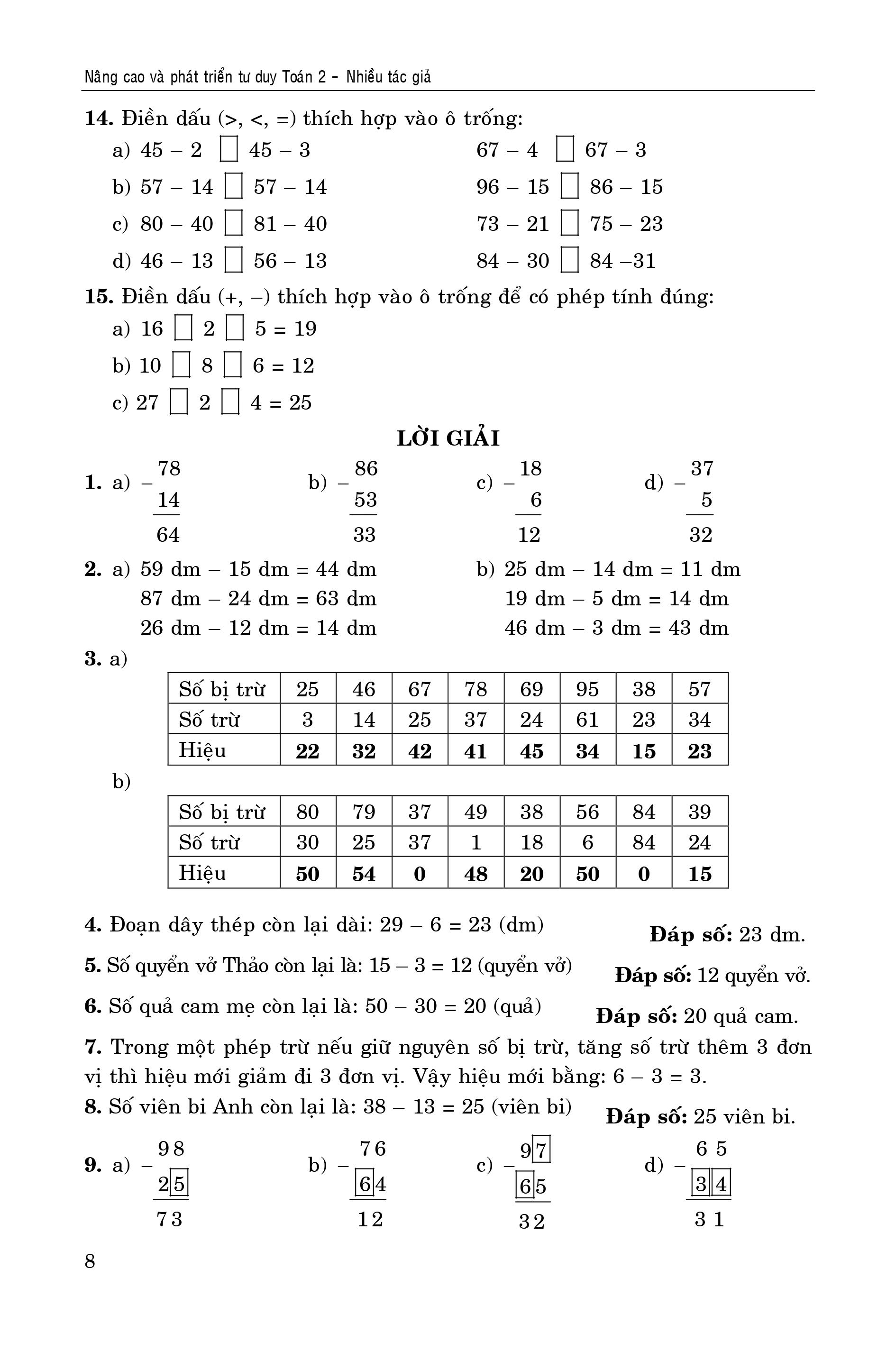 Nâng Cao Và Phát Triển Tư Duy Toán 2