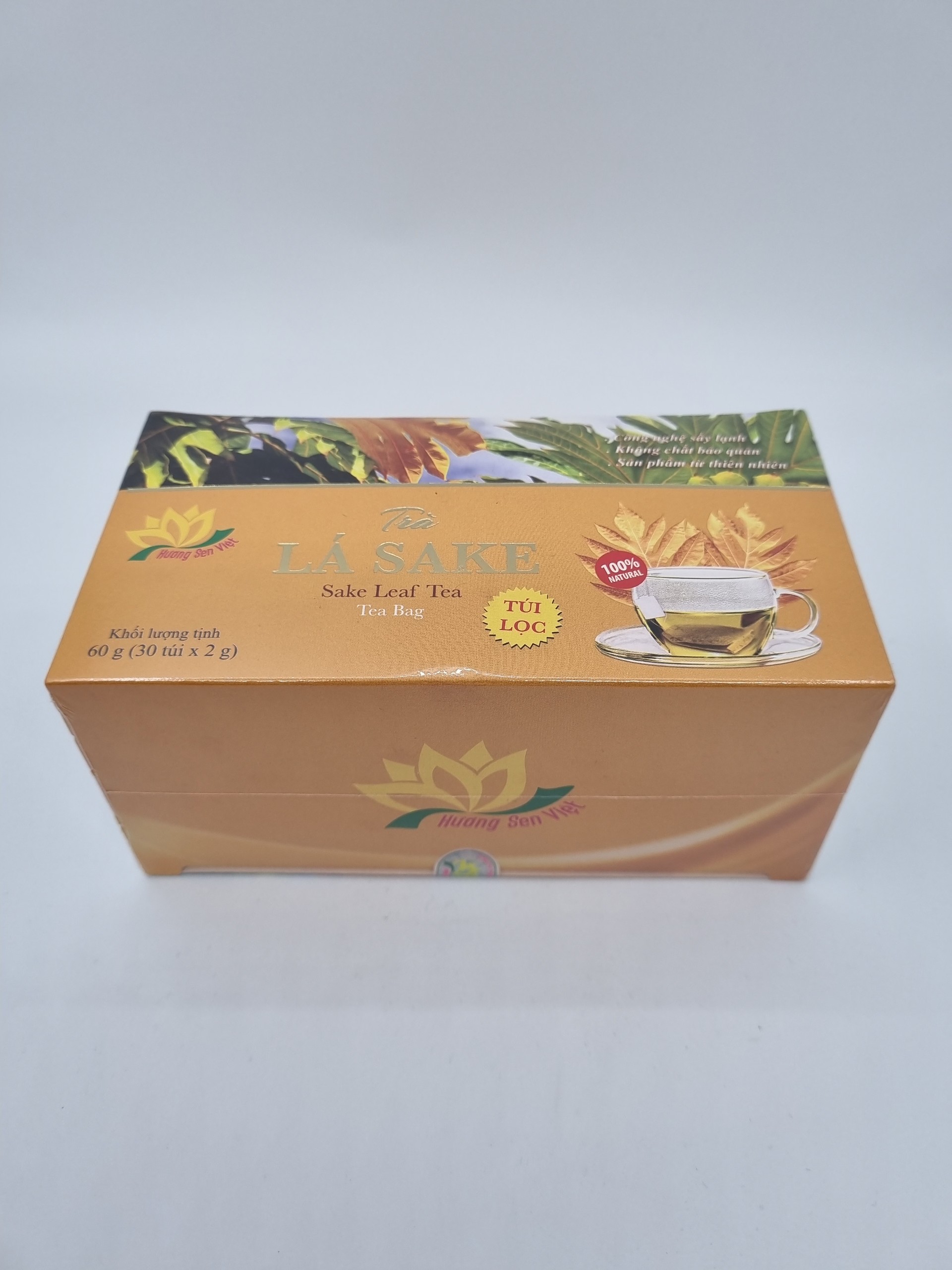 Trà Lá Sake túi lọc (60g) - Hương Sen Việt