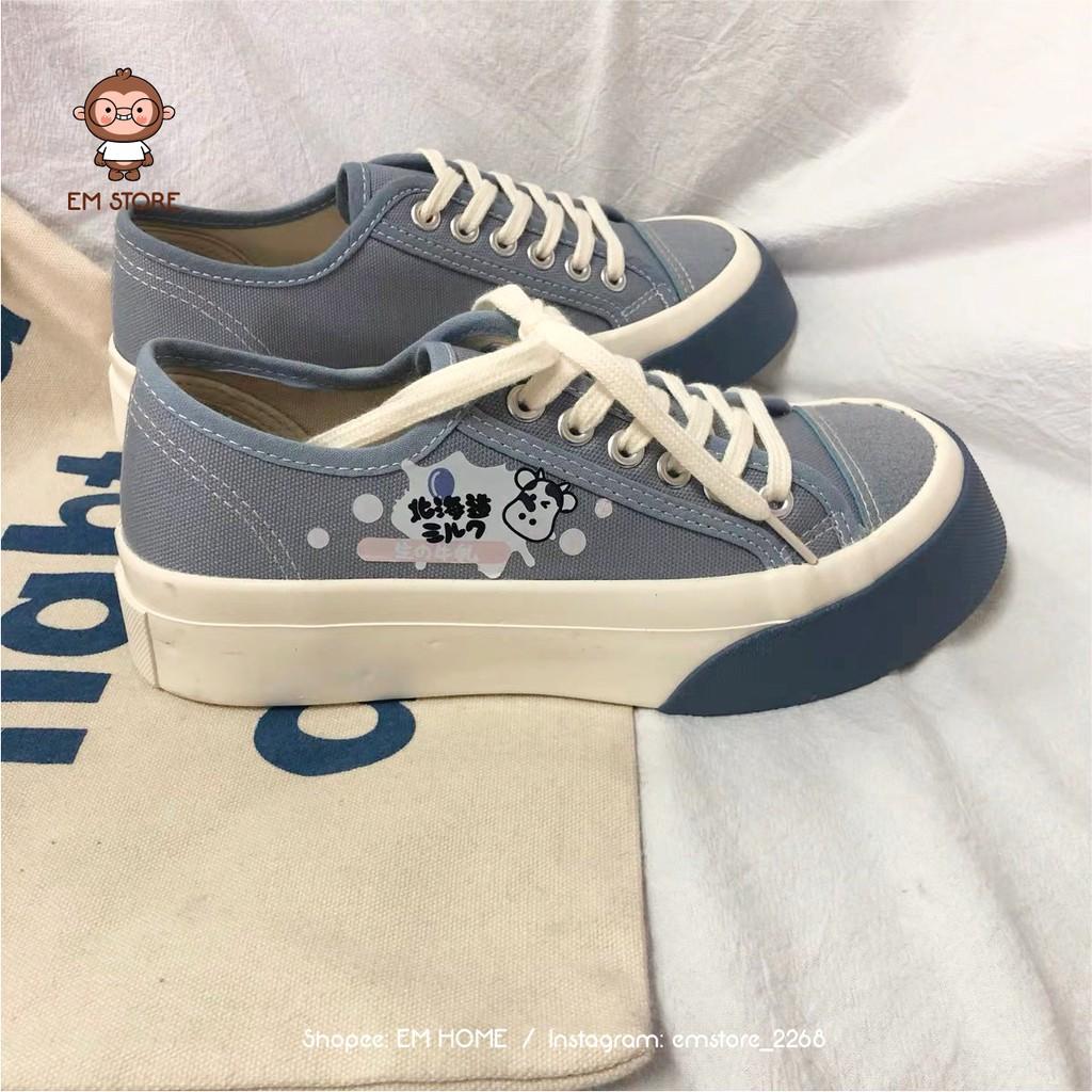 GIÀY SNEAKER COW| EM HOME | S0184