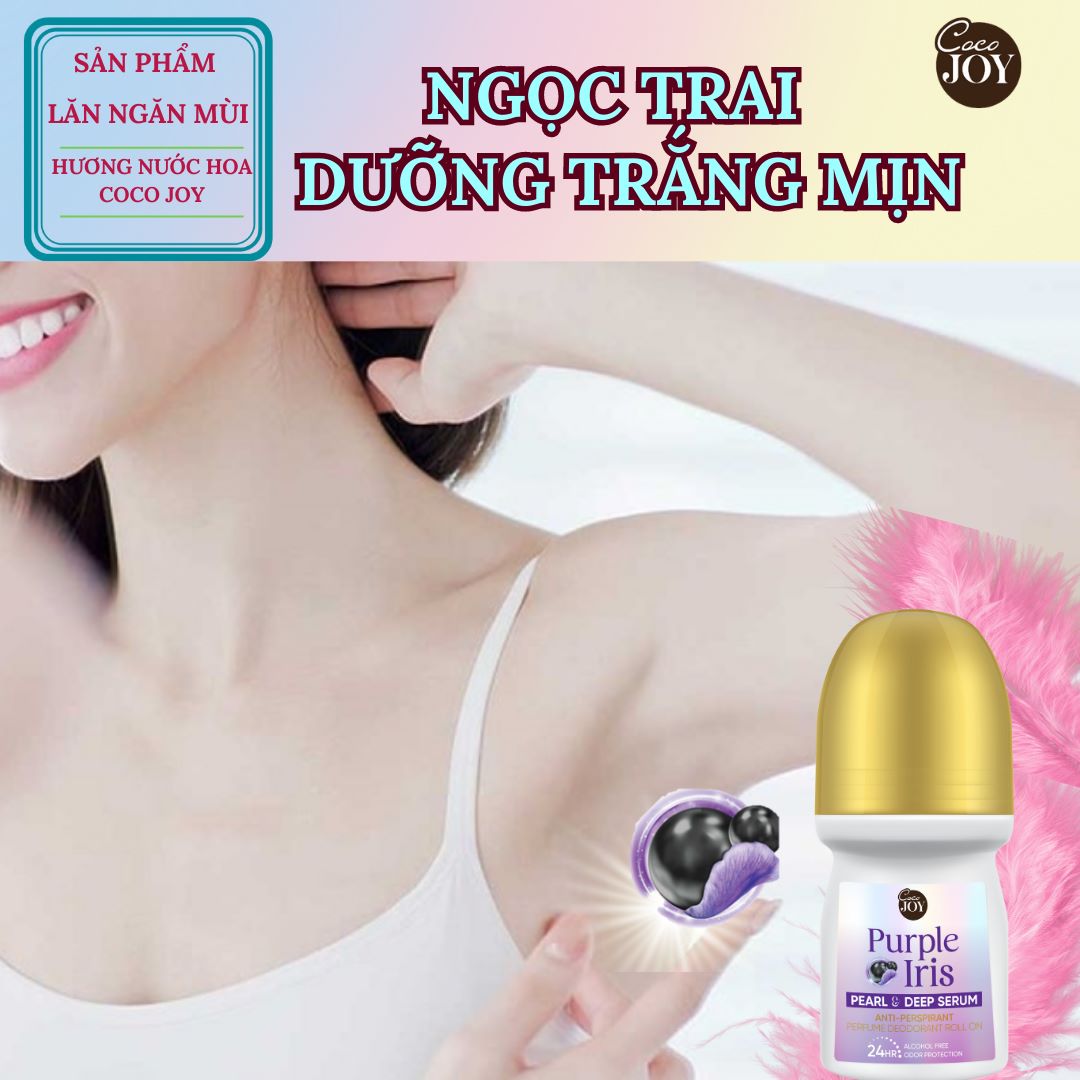 Lăn Khử Mùi Hương Nước Hoa Iris 50ml - Coco Joy