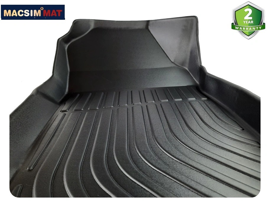Thảm lót sàn xe ô tô Ford Ecosport 2012+ Nhãn hiệu Macsim chất liệu nhựa TPE cao cấp màu đen sđ
