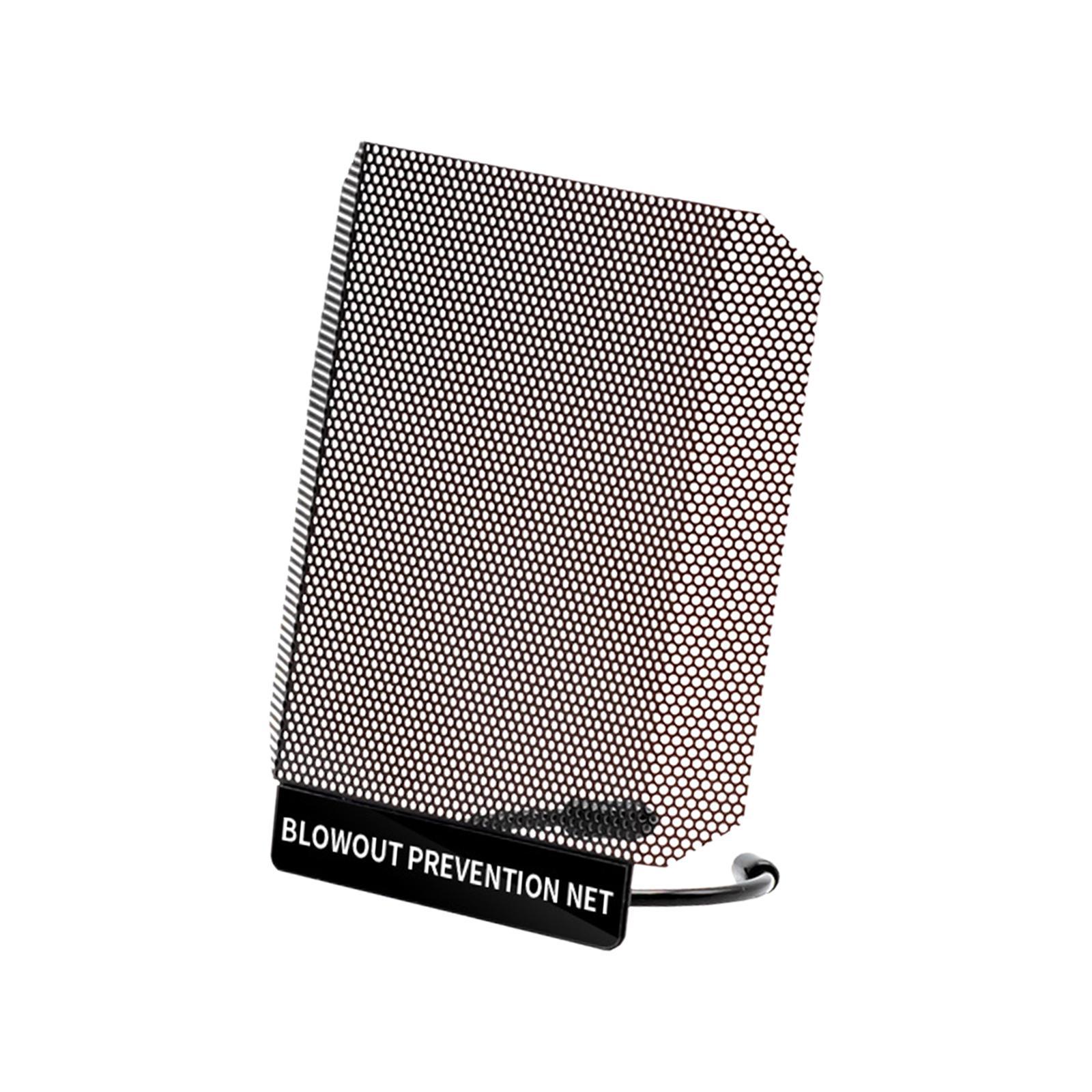 Blowout Preventer Net Microphone Windscreen Cover Lightweight Metal Mesh Stable Structure Microphone Filter for Studio Lives Broadcasting