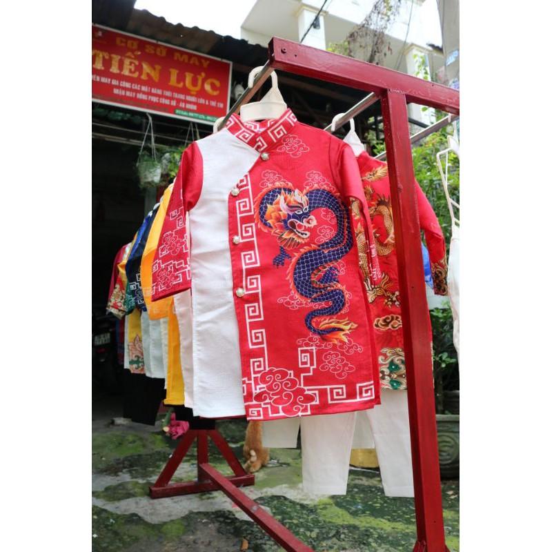 Áo dài cách tân gấm thượng Hải