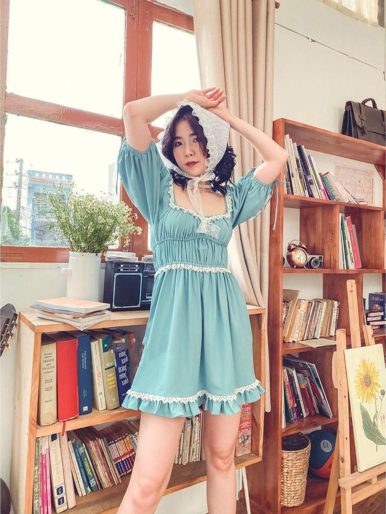 Hình ảnh Đầm xanh ngọc Bluebell Dress Gem Clothing SP006200