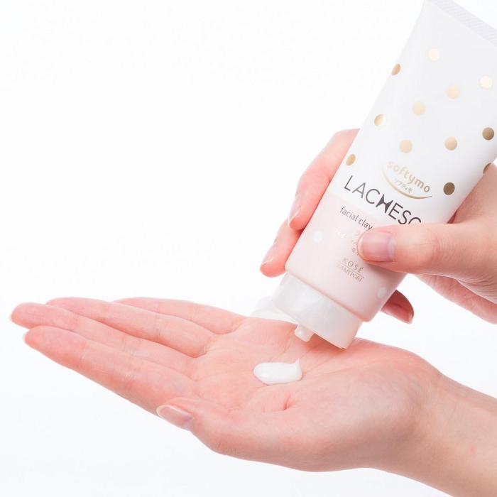 Sữa Rửa Mặt Tạo Bọt Chiết Xuất Bùn Dưỡng Ẩm Mềm Mịn Softymo Lachesca Kosé Nhật Bản