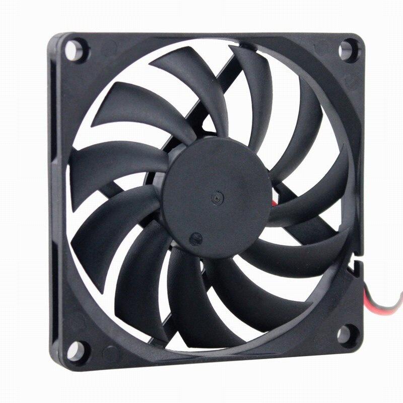 1 Pieces Gdstime DC 14V Two Wires 1Pin 8cm 80x80x1mm Brushless DC Cooling Fan 80mm x 1mm 801 Motor PC Computer CPU Cooler
