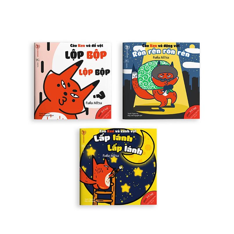 Sách - Combo 3 cuốn Ehon Âm Thanh - Lấp lánh - Lộp bộp - Rón rén