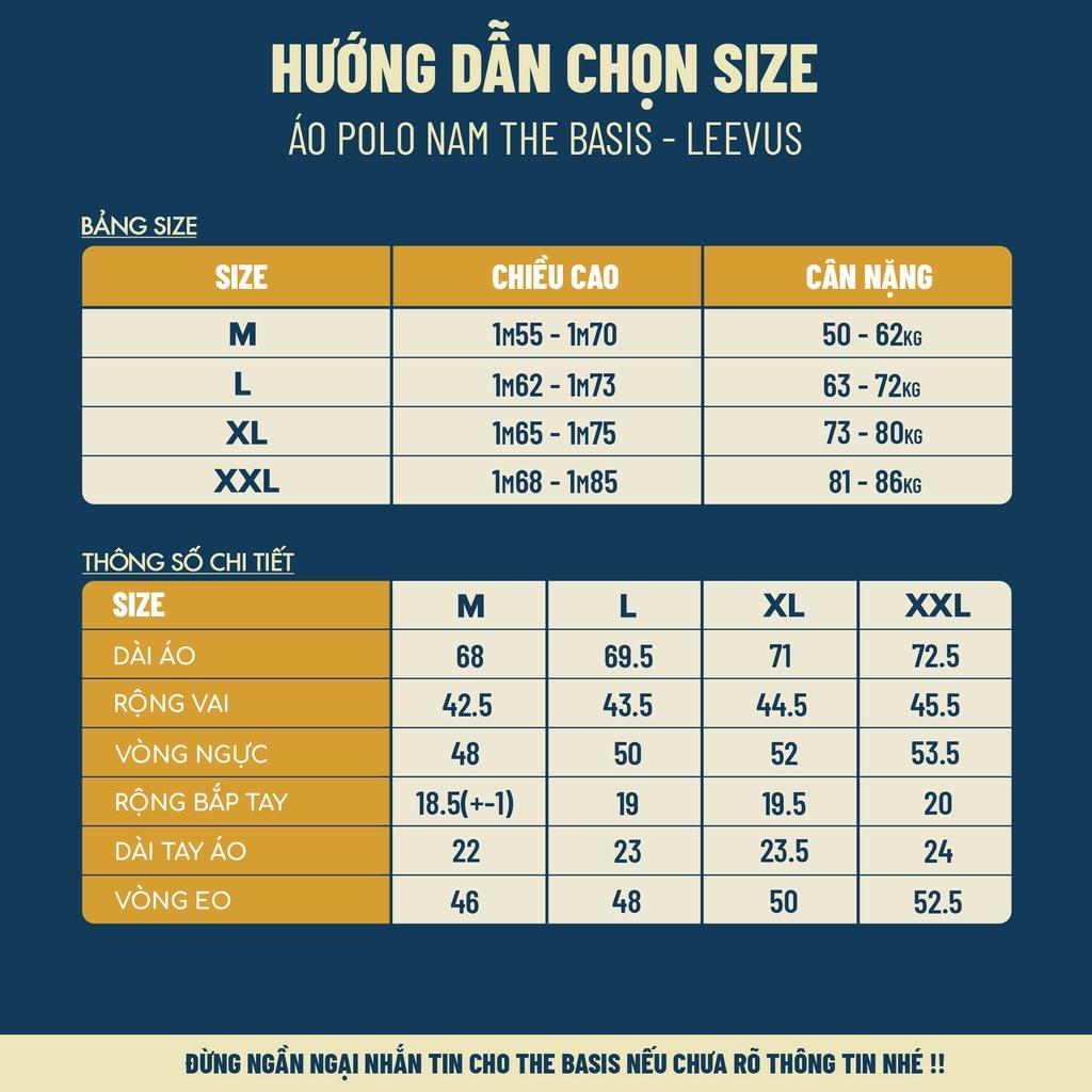 Áo Polo nam LEEVUS thiết kế Raglan, in logo, vải cotton cá sấu APL204