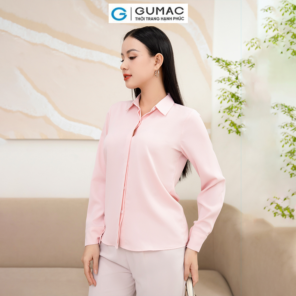 Áo sơ mi nẹp nút AD11035 thời trang GUMAC
