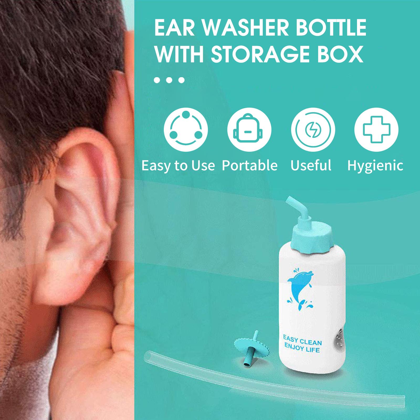 Bộ Dụng Cụ Rửa Tai Có Hộp Đựng Cho Người Lớn Và Trẻ Em Làm Sạch Tai Và Lấy Ráy Tai Ear Washer Bottle