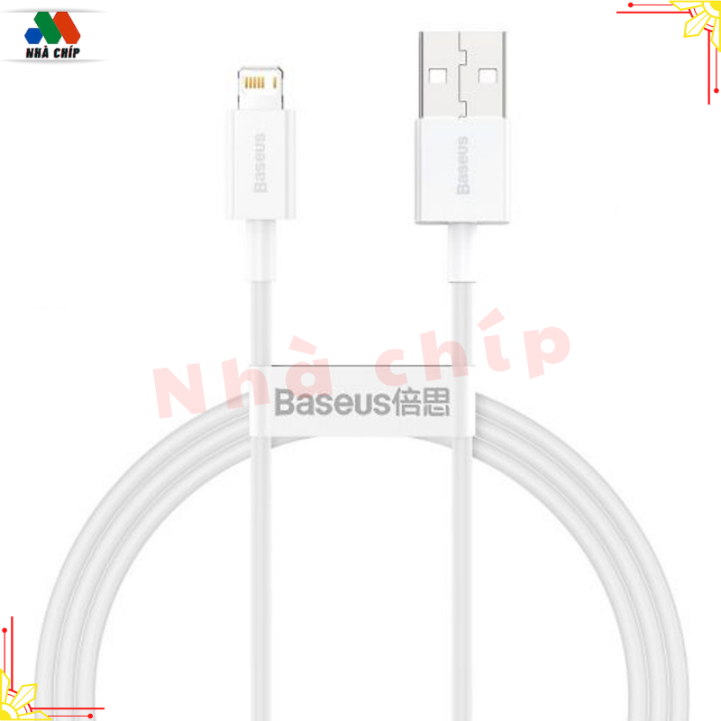 Cáp sạc cho iPhone/ iPad Baseus Superior Series Fast Charging Data Cable USB to iP (2.4A, 480Mbps, Fast charge, ABS/ TPE Cable)