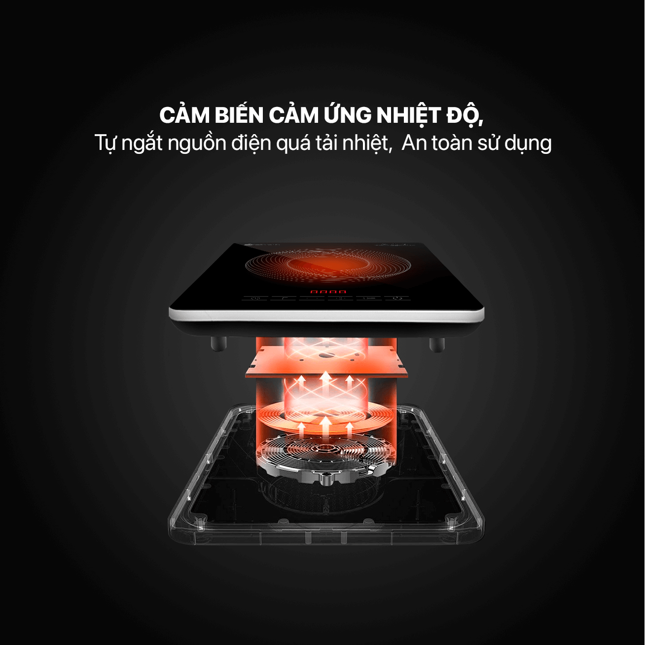 Bếp Điện Từ Cao Cấp Elmich ICE-1828OL 2100W, Hàng Chính Hãng, Tiết Kiệm Điện, Cảm Ứng - JoyMall