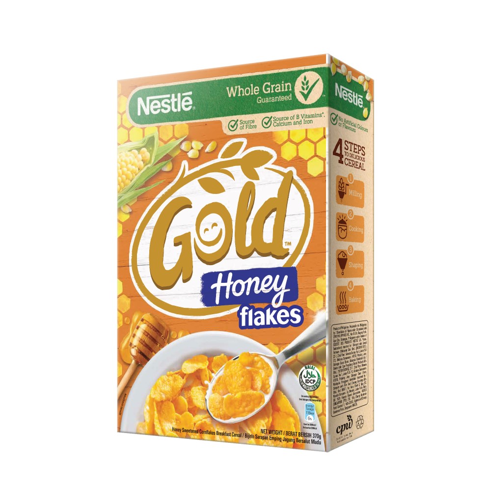 Ngũ cốc ăn sáng Gold Honey (Hộp 370g) - [Tặng 1 bình Lock &amp; Lock]