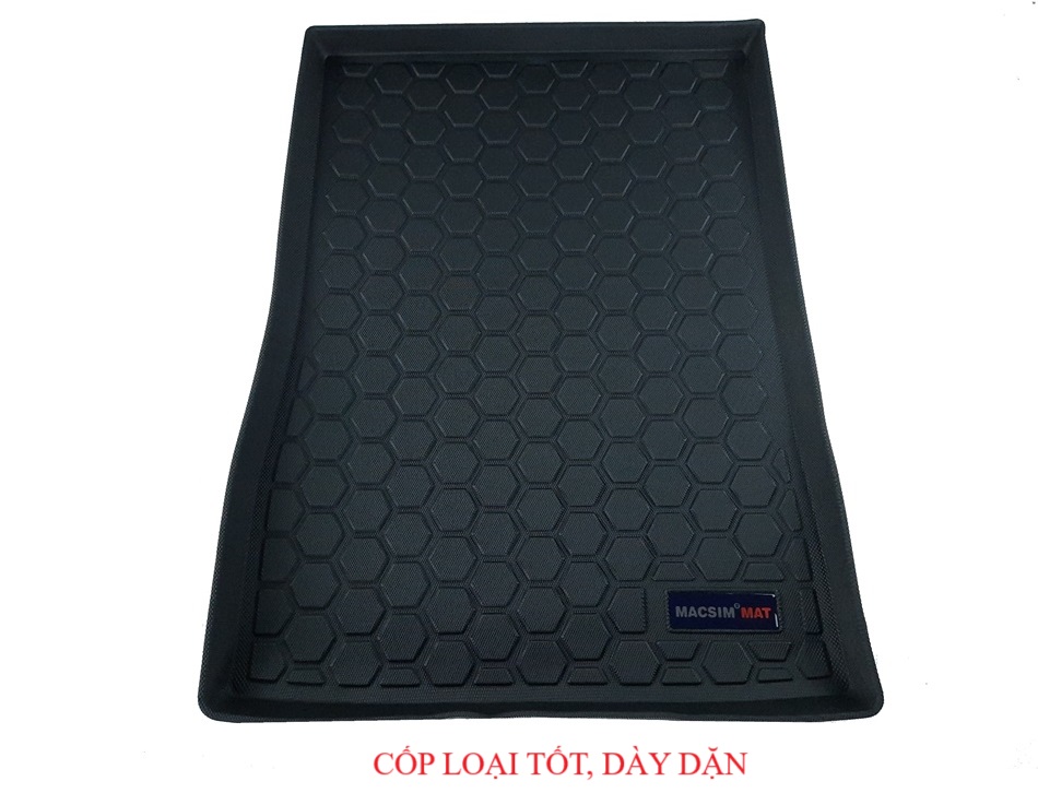 Thảm lót cốp xe ô tô BMW 7 Series / G11,G12 2011-2018 nhãn hiệu Macsim chất liệu TPV cao cấp màu đen (115)