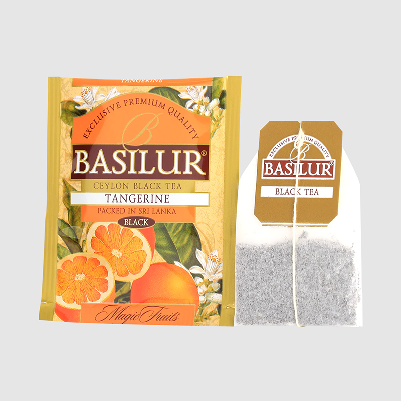 Trà đen Ceylon Basilur vị cam quýt - 100g (Hộp thiếc)