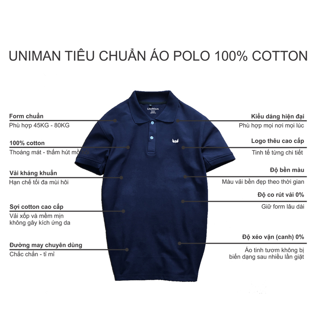 Áo thun polo nam ngắn tay Logo THÊU,Chất Vải 100% Cotton cá sấu mềm mại, co giãn ,Cổ dệt cao cấp trẻ trung