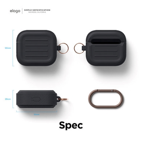 Ốp Bảo vệ elago Armor Case cho AirPods 3 - Hàng chính hãng