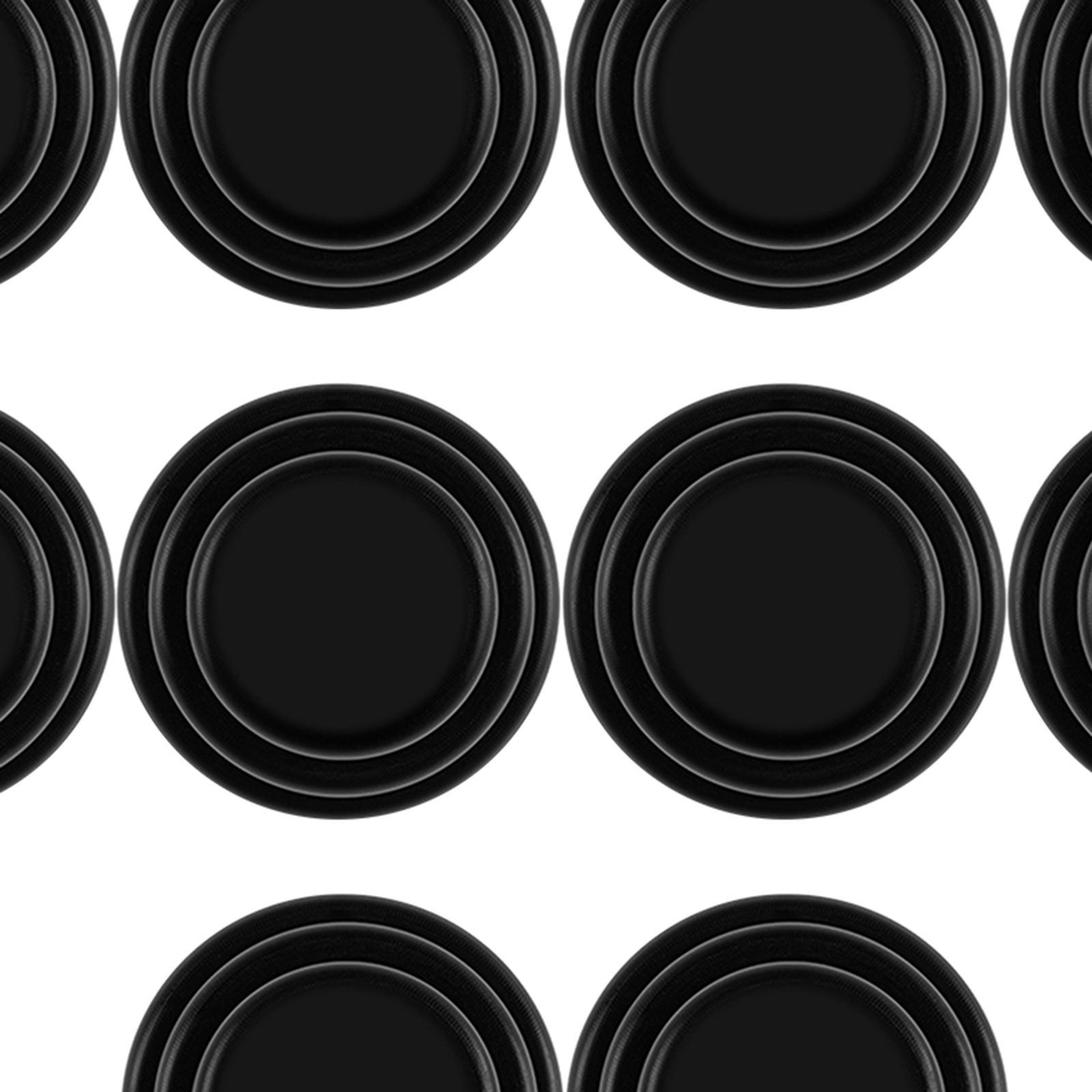Door Protection Silicone Pad Sound Insulation Black