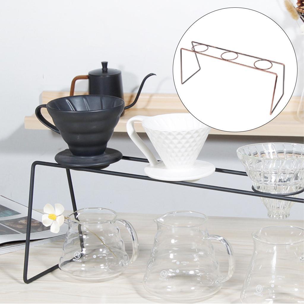 Stainless Steel Coffee Dripper Stand Household Three Hole +Two Hole