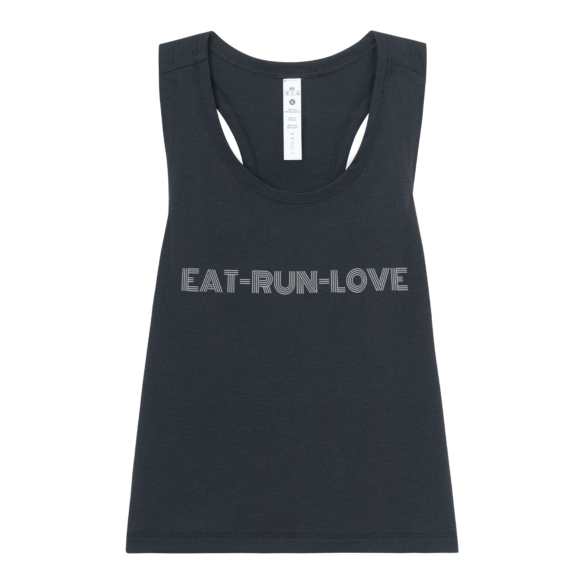 ÁO THUN BA LỖ THỜI TRANG THỂ THAO ONWAYS NỮ MỎNG NHẸ NHANH KHÔ EAT RUN LOVE CROPPED SINGLET W24176 WOMEN