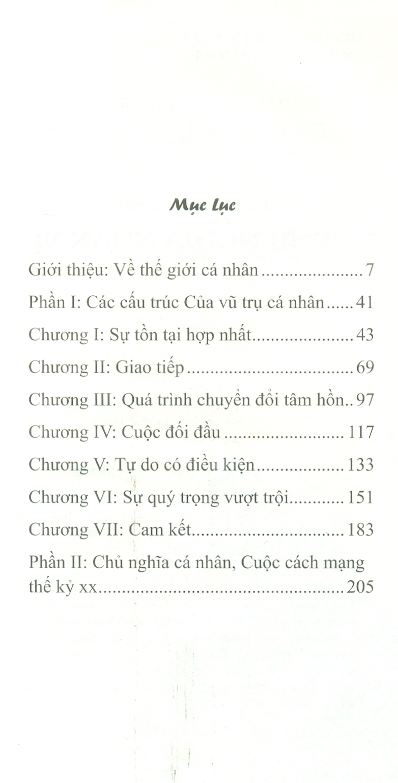 Chủ Nghĩa Nhân Vị - Emmanuel Mounier; Võ Thị Thu Thảo dịch