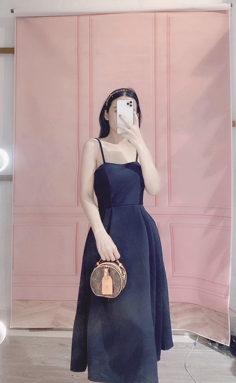 ĐẦM 2 DÂY XÒE UMI 2 TÚI - CAROTSHOP