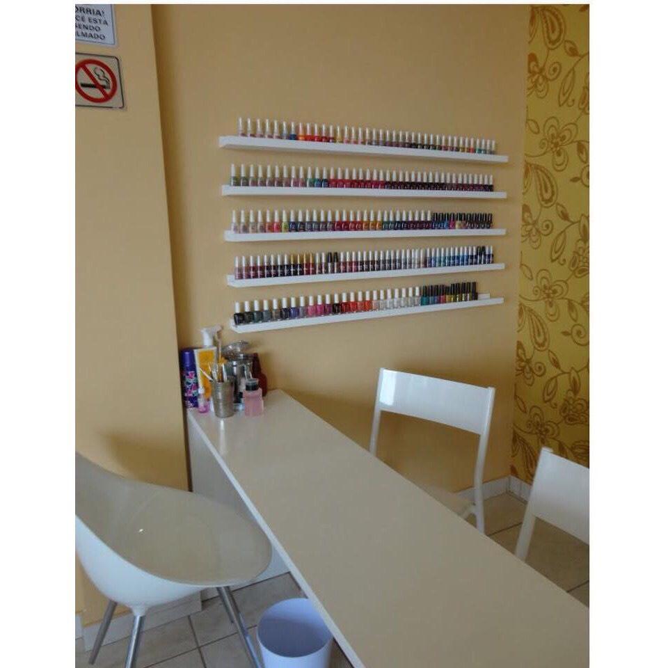 Sét 3 kệ nail rời thiết kế máng chữ U để sơn kiểu hiện đại - đẹp long lanh