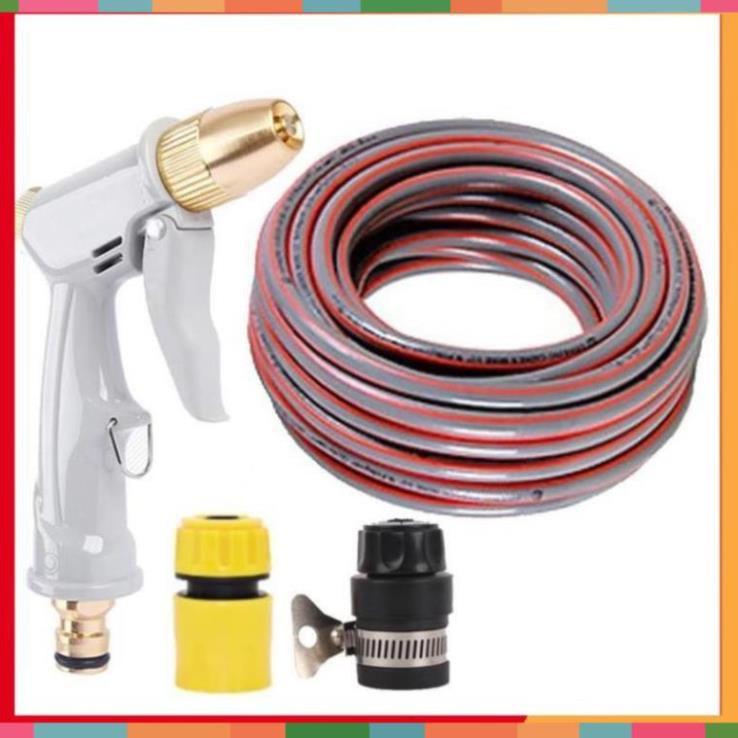 Bộ dây và vòi xịt rửa xe tưới cây tăng áp 15M 206846